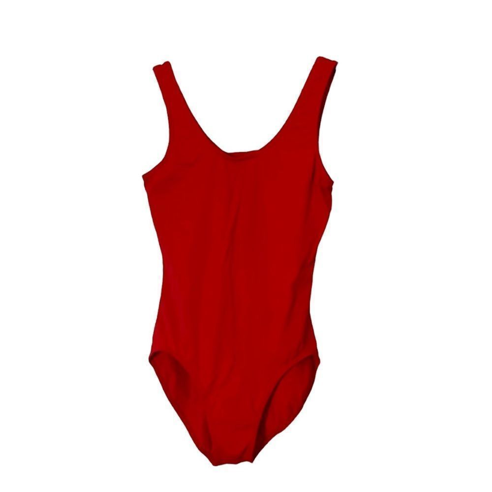 Red Leotard Adult size Medium
